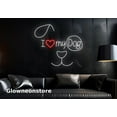 thumbnail image 1 of Glowneon I Love My Dog Neon Sign, Dog Led Light, Dog Lover Gift, Love Dog Line Art, Pet Lover Gift, 1 of 4