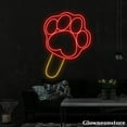 thumbnail image 1 of Glowneon Ice Cream Pet Paw Neon Sign, Ice Cream Led Sign, Ice Cream Shop Decor, Coffee Shop Decor, 1 of 5
