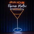 thumbnail image 1 of Glowneon Java House Espresso Martini Neon Sign, Espresso Martini Led, 1 of 4