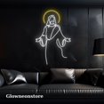 thumbnail image 1 of Glowneon Jesus Christ Neon Sign, Jesus Christ Led Sign, Jesus Christ Led Light, 1 of 4