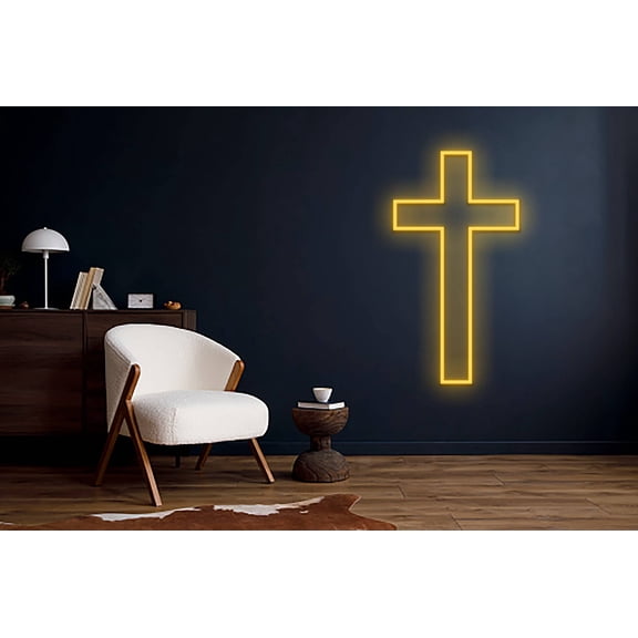 Glowneon Jesus Cross Neon Sign