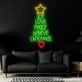 thumbnail image 1 of Glowneon Joy Love Peace Believe Christmas Neon Sign, Christmas Tree Led Sign, Merry Christmas LED, 1 of 5