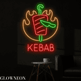 thumbnail image 1 of Glowneon Kebab Neon Sign, Kebab Led Sign, Kebab Store Wall Decor, 1 of 4