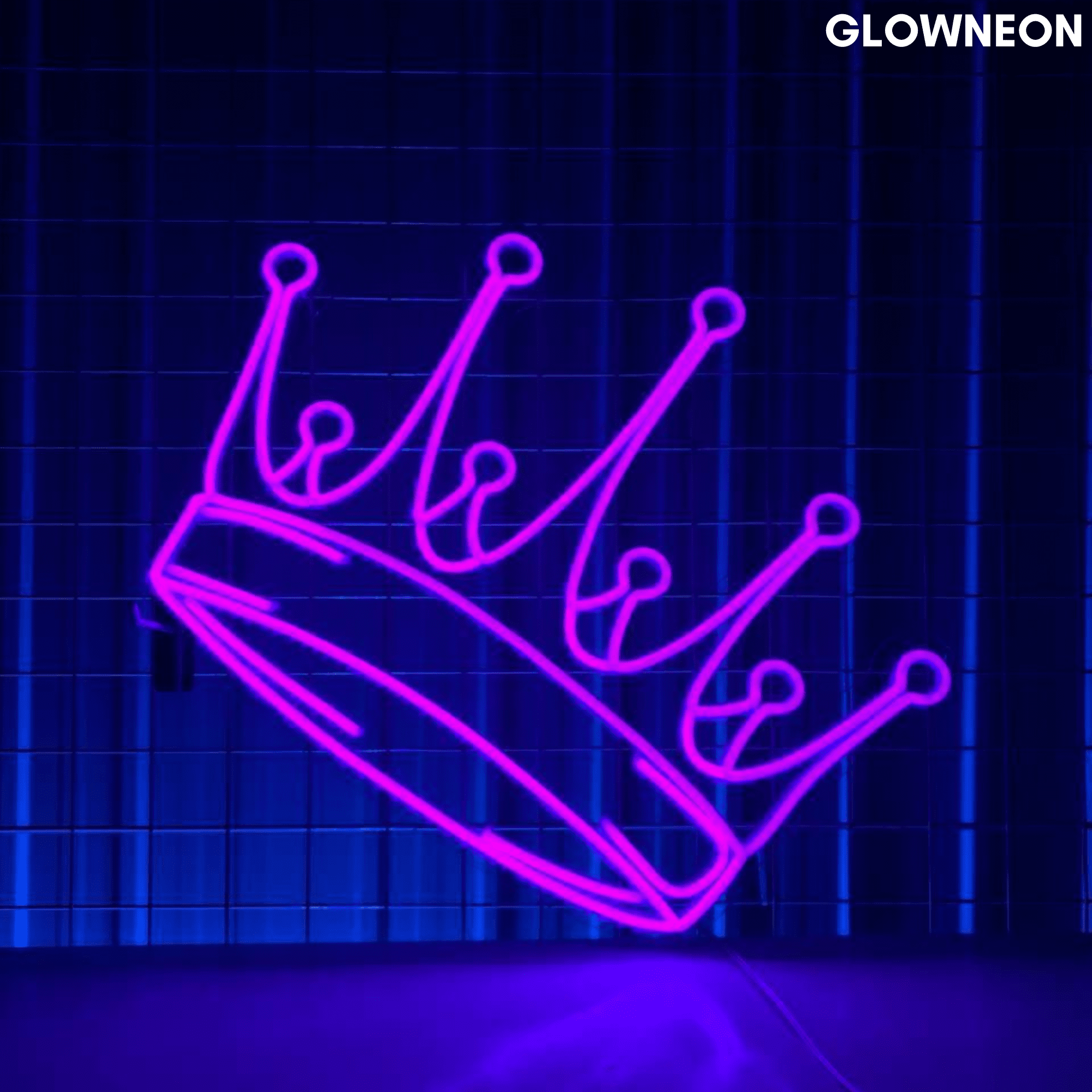 Glowneon King Crown Neon Sign, Crown Led Sign, Party Event Wall Decor ...