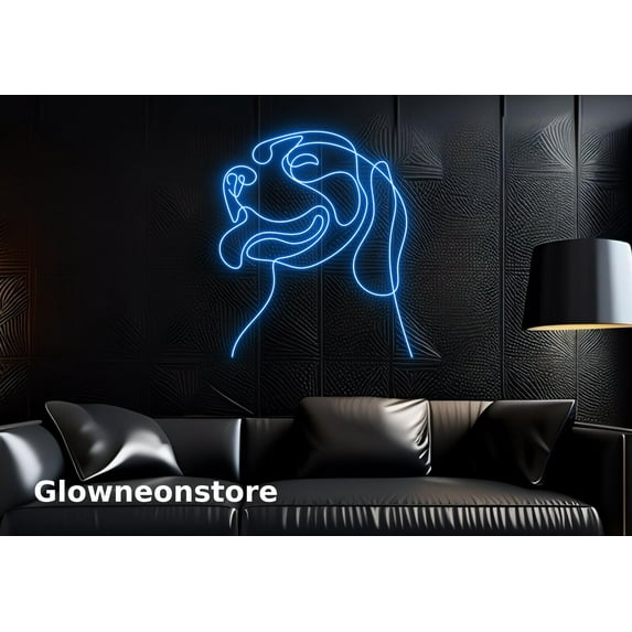 Glowneon Labrador Dog Neon Sign, Labrador Dog Led Light, Animal Decor, Labrador Dog Light