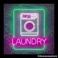 thumbnail image 1 of Glowneon Laundry Neon Sign, Laundry Led Sign, Washing Machine Light Sign, Laundry Wall Decor, 1 of 5