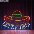 thumbnail image 1 of Glowneon Let's Fiesta Neon Led Sign For Mexican Restaurant Wall Decor, 1 of 5