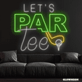 thumbnail image 1 of Glowneon Let's Par Tee Neon Sign, Golf Club Decor, Golf LED Sign, 1 of 4