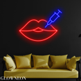 thumbnail image 1 of Glowneon Lip Botox Filler Led Light, Injection Beauty Spa Neon Signs, 1 of 5