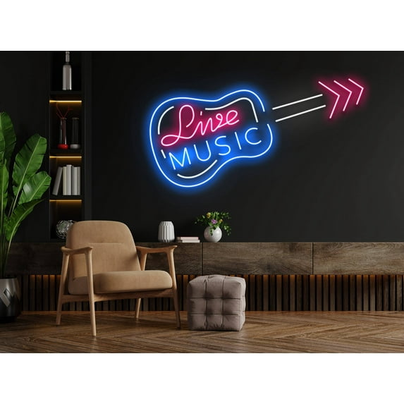 Glowneon Live Music Studio Neon Signs, Studio, Coffee Live Music Decor