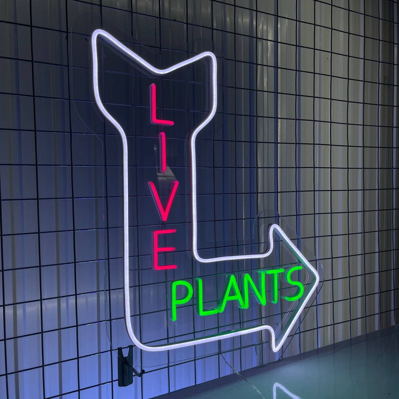 Glowneon Live Plants Neon Sign, sign for Plant