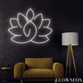 thumbnail image 1 of Glowneon Lotus Meditation Neon Sign, Lotus Led Sign, Yoga Led Decor, 1 of 4