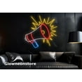thumbnail image 1 of Glowneon Loudspeaker Neon Sign, Loudspeaker Neon Light, Loudspeaker Led Sign, Speaker Decor, 1 of 4
