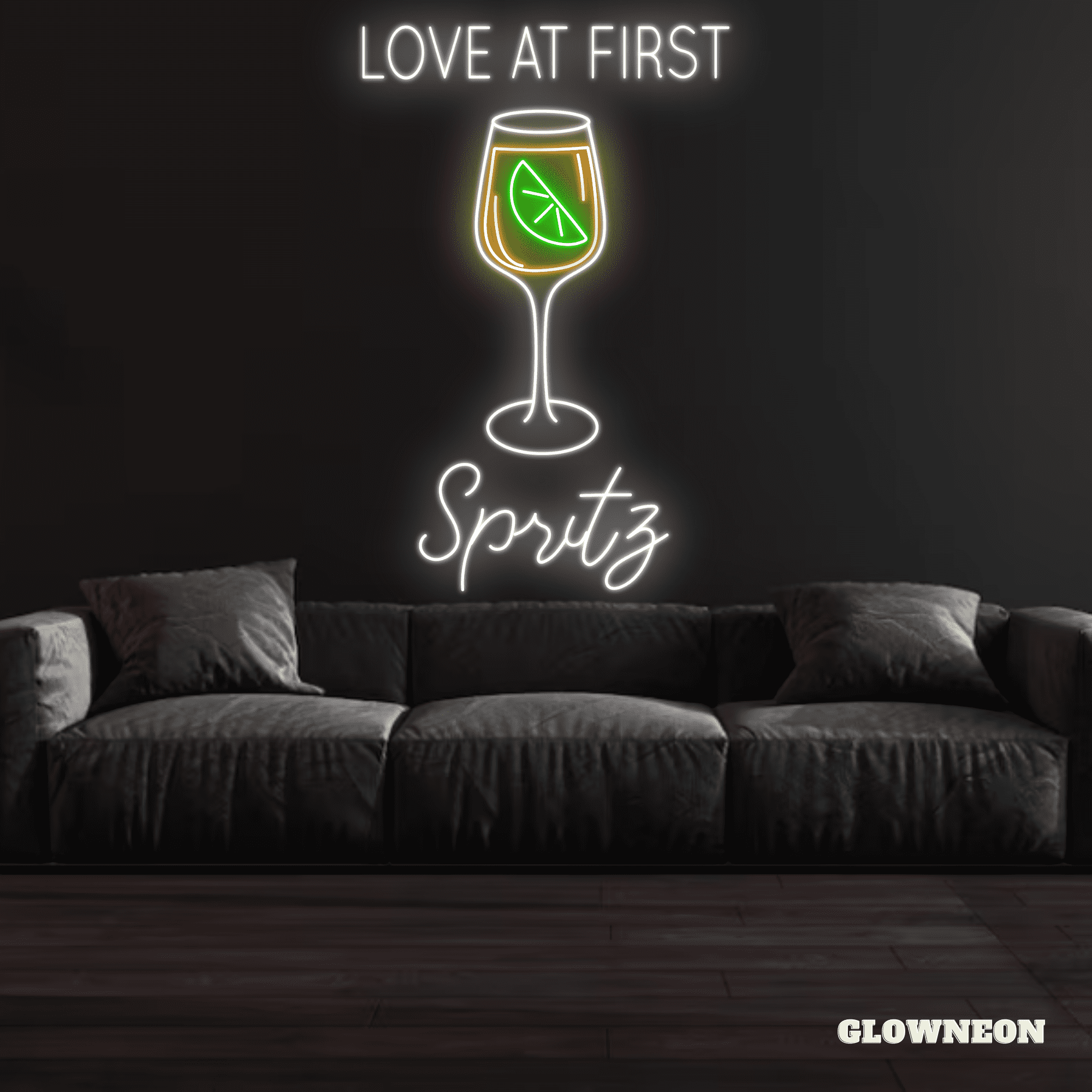 Aperol Spritz Neon Sign LED Cocktail Neon Light for Home Bar Man Cave Kitchen Party Decor Spritz Lover Gift USB Powered Dimmable