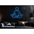 thumbnail image 1 of Glowneon Meditation Neon Sign, Meditation Led Light, Yoga Sign Decor, Meditation Decor, 1 of 4