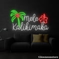 thumbnail image 1 of Glowneon Mele Kalikimaka Neon Sign, Merry Christmas Led Sign, Hawaiian Neon Sign, Christmas Décor, 1 of 5