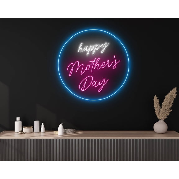 Glowneon Mom Quote Neon Sign, Mother's Day Gift and Decor