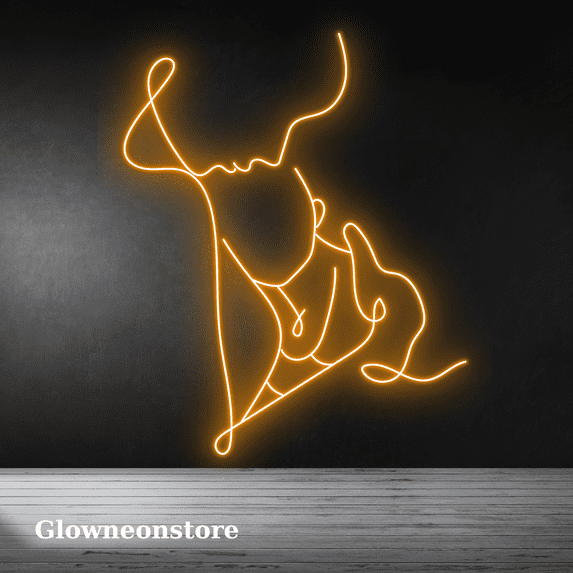 Glowneon Mommy Hold The Baby Led Light, Hold The Baby Neon Decoration
