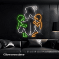 thumbnail image 1 of Glowneon Mother Holding Baby Neon Sign, Mother Child Love Led Light, 1 of 4