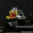thumbnail image 1 of Glowneon Mouse Pizza Neon Sign, Mouse Eat Pizza Led Sign, Pizza Decor Store, Italian Shop Sign, 1 of 5