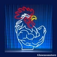 thumbnail image 1 of Glowneon Muscular Chicken Neon Sign, Muscular Rooster Led Sign, Gym Signboard, Animal Neon Light, 1 of 4