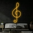 thumbnail image 1 of Glowneon Music Note Neon Sign, Piano Note Led Sign, Musical Notes Sign, Musician Room Decor, 1 of 5