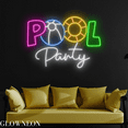 thumbnail image 1 of Glowneon Neon Led Light For Swimming Pool Decor, Pool Party Wall Art, 1 of 5