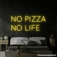 thumbnail image 1 of Glowneon No Pizza No Life Neon Sign, Pizza Led Sign, Restaurant Sign, Pizza Decor Store, 1 of 5