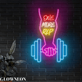 thumbnail image 1 of Glowneon One More Rep Neon Led Light For Gym & Fitness Club Wall Decor, 1 of 5