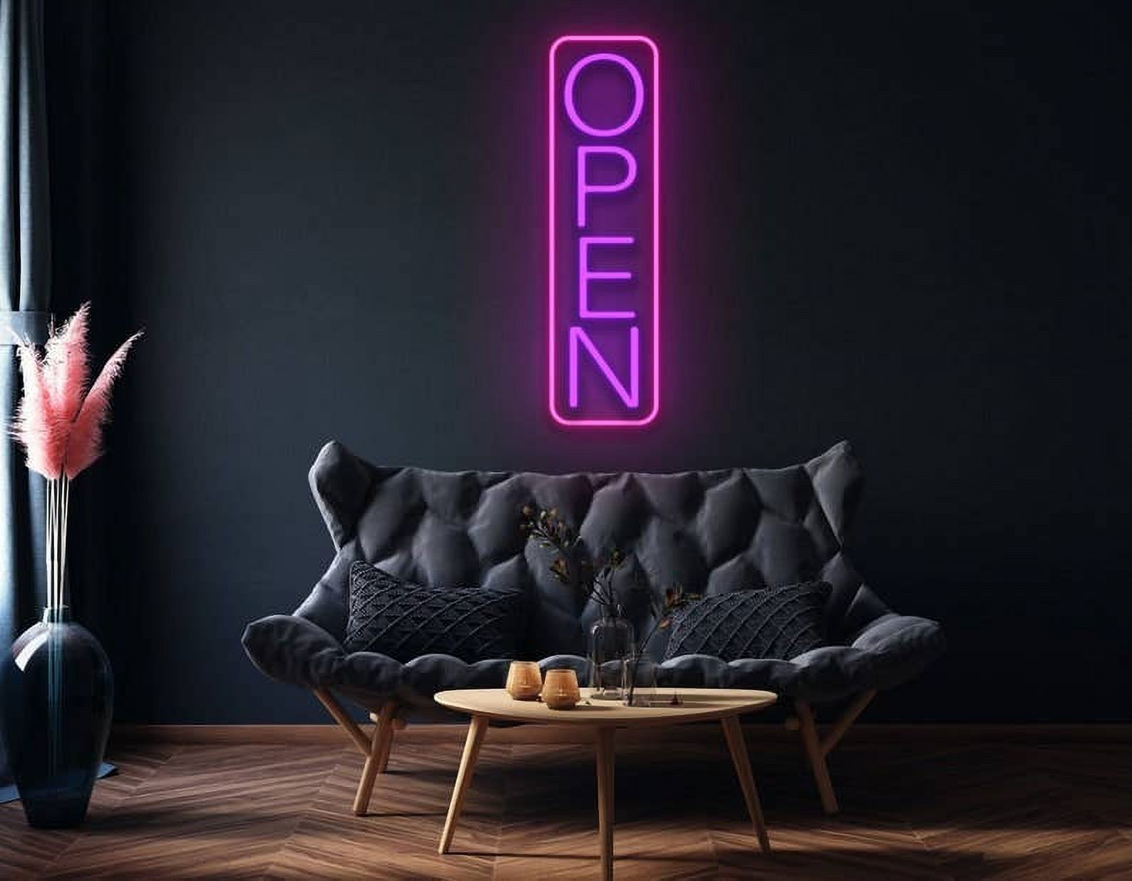 Glowneon Open Welcome Bar Pub Neon Signs, Open Led Sign