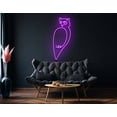 thumbnail image 1 of Glowneon Owl Line Art Neon Signs, Animal Wall Decor, 1 of 3