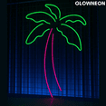 thumbnail image 1 of Glowneon Palm Tree Neon Sign, Palm Tree Led Sign, Tropical Tree Decor, 1 of 5