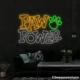 thumbnail image 1 of Glowneon Paw Power Neon Sign, Pet Paws Led Sign, Pet Shop Decor, Pet Paw Power Neon Light, 1 of 5