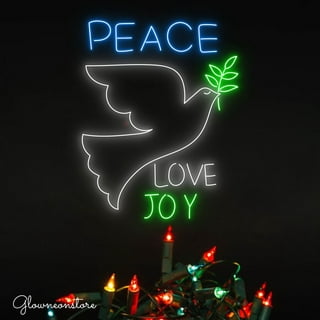 Peace Love Christmas Night Light 