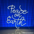 thumbnail image 1 of Glowneon Peace on Earth Neon Sign, Christmas Led Sign, Peaceful World Gift Decor, Christmas Gifts, 1 of 5