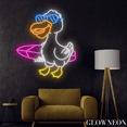 thumbnail image 1 of Glowneon Pelican Neon Sign, Pelican Surfing Led Sign, Gift For Kids, 1 of 4