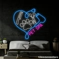 thumbnail image 1 of Glowneon Pet Spa Neon Sign, Pet Grooming Led Light, Custom Welcome Open Pet Spa Grooming Neon LED, 1 of 5