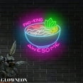 thumbnail image 1 of Glowneon Pho King Awesome Neon Wall Decor, Vietnamese Pho Store Sign, 1 of 5