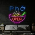 thumbnail image 1 of Glowneon Pho Neon Sign, Pho Vietnamese Led Sign, Pho Restaurant, Vietnamese Food Neon Light, 1 of 5