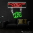 thumbnail image 1 of Glowneon Photography Studio Neon Sign, Camera Led Sign, Studio Decor, Camera Lover Gifts, 1 of 5