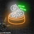 thumbnail image 1 of Glowneon Pick Me Dim Sum Neon Light, Chinese Dim Sum Shop Decoration, 1 of 5