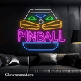 thumbnail image 1 of Glowneon Pinball Wall Decor Neon Sign, Arcade Pinball Led Light, 1 of 4