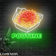 thumbnail image 1 of Glowneon Poutine Led Sign, Canadian Food Sign, Poutine Neon Wall Sign, 1 of 5