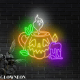 thumbnail image 1 of Glowneon Pumpkin Ghost Halloween Led Wall Art, Spooky Halloween Decor, 1 of 5