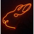 thumbnail image 1 of Glowneon Rabbit Line Art Neon Sign, Patrick Day Party Gifts Decor, 1 of 4
