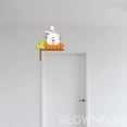 thumbnail image 1 of Glowneon Rabbit With Carrot Door Corner Metal Sign, Rabbit Door Decor, 1 of 5