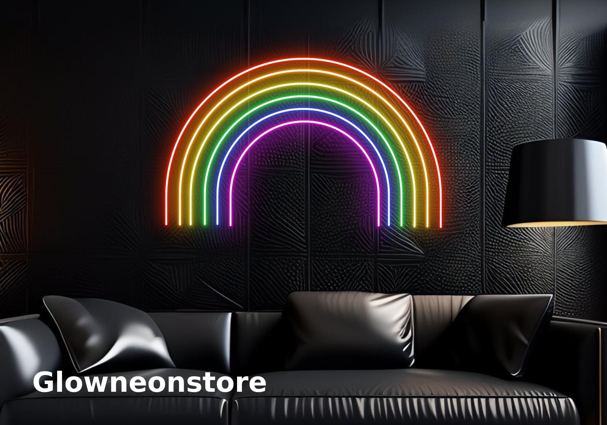 Glowneon Rainbow LGBT Neon Sign, Rainbow Lgbt Led Light, Rainbow LGBT ...