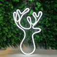 thumbnail image 1 of Glowneon Reindeer Neon Sign, ChristmasParty Led light Decor, 1 of 4