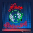 thumbnail image 1 of Glowneon Retro Record Player Neon Sign, Retro Record Led Light, Music Room Wall Art, Record Player, 1 of 5