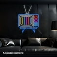 thumbnail image 1 of Glowneon Retro TV Neon Sign, Retro TV Led Sign, Retro Television Led Light, Handmade TV Neon Decor, 1 of 3